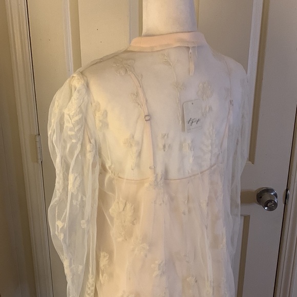 Free People Cecelia Sheer Mini Dress - Picture 9 of 12